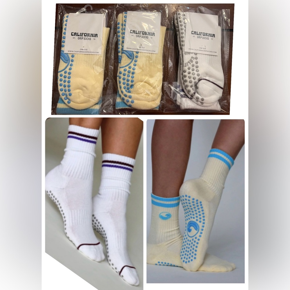 Pilates grip socks